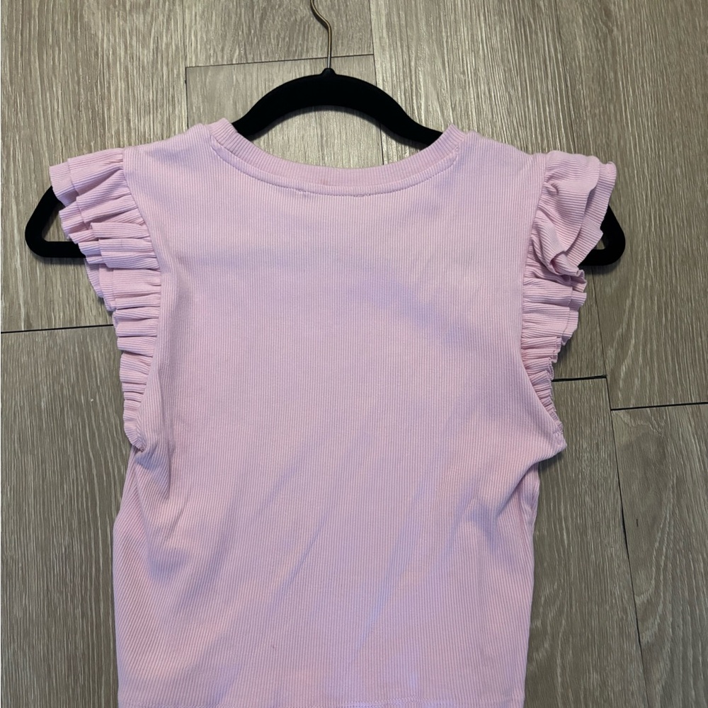 Pink Ruffled Top - Picture 2 of 3